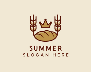 Wheat Bread Loaf  logo design