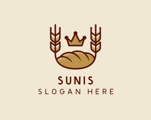 Wheat Bread Loaf  logo design