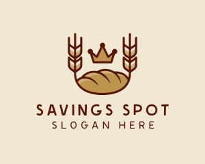 Wheat Bread Loaf  logo design