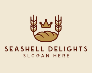 Wheat Bread Loaf  logo design