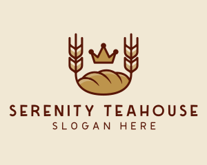 Wheat Bread Loaf  logo design