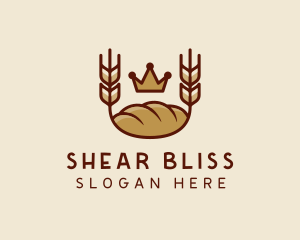 Wheat Bread Loaf  logo design