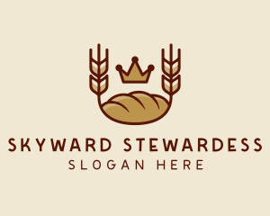 Wheat Bread Loaf  logo design