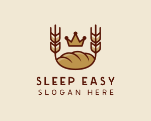 Wheat Bread Loaf  logo design