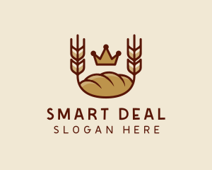 Wheat Bread Loaf  logo design