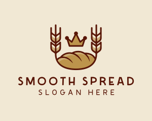 Wheat Bread Loaf  logo design