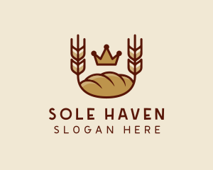 Wheat Bread Loaf  logo design