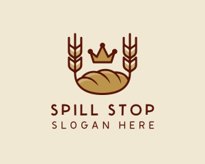 Wheat Bread Loaf  logo design