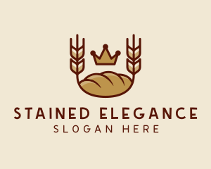 Wheat Bread Loaf  logo design