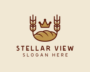 Wheat Bread Loaf  logo design