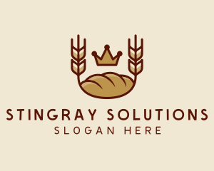 Wheat Bread Loaf  logo design