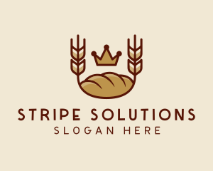 Wheat Bread Loaf  logo design