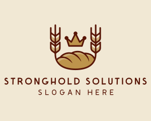 Wheat Bread Loaf  logo design