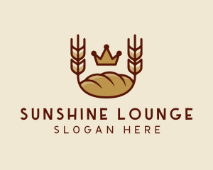 Wheat Bread Loaf  logo design