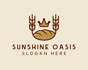 Wheat Bread Loaf  logo design