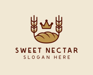 Wheat Bread Loaf  logo design