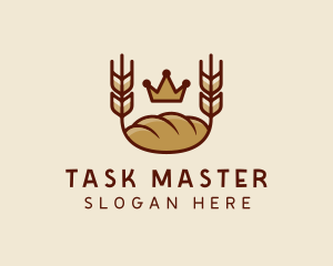 Wheat Bread Loaf  logo design