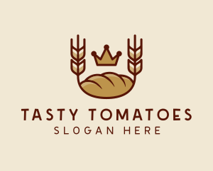 Wheat Bread Loaf  logo design