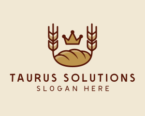 Wheat Bread Loaf  logo design