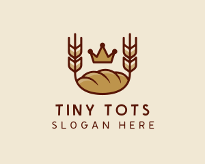 Wheat Bread Loaf  logo design