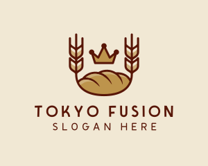 Wheat Bread Loaf  logo design