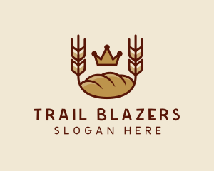 Wheat Bread Loaf  logo design