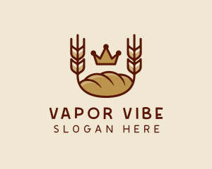 Wheat Bread Loaf  logo design