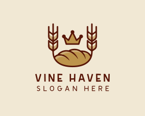 Wheat Bread Loaf  logo design