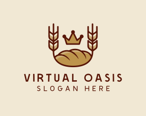 Wheat Bread Loaf  logo design