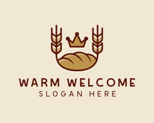 Wheat Bread Loaf  logo design