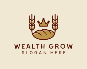 Wheat Bread Loaf  logo design