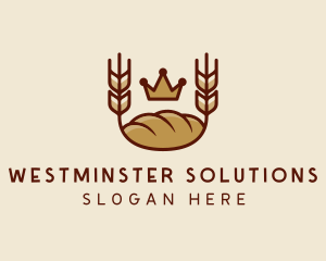 Wheat Bread Loaf  logo design