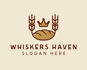 Wheat Bread Loaf  logo design