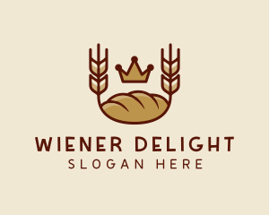 Wheat Bread Loaf  logo design