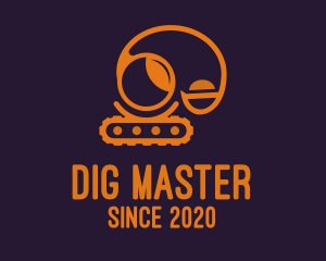 Excavator - Excavator Digging Machine logo design