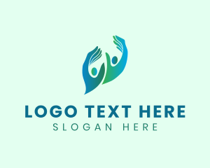 Non Profit - Hand People Non-Profit logo design