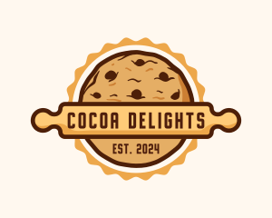 Cookies Rolling Pin logo design