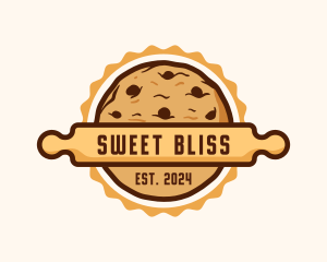 Cookies Rolling Pin logo design