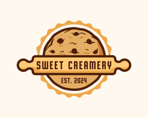 Cookies Rolling Pin logo design