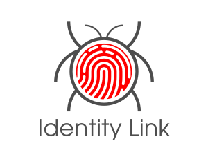 Identification - Red Fingerprint Bug logo design