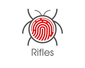Animal - Red Fingerprint Bug logo design