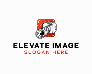 Camera Lens Photography Studio logo design