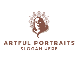 Portrait - Fashion Woman Model logo design