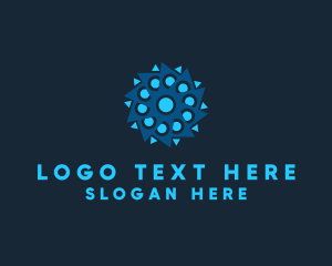 Abstract - Tech Company Software logo design