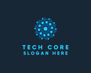 Tech Company Software logo design