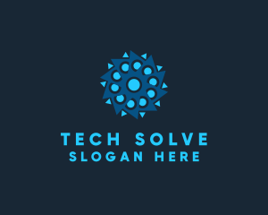 Tech Company Software logo design