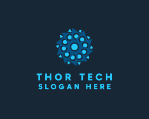 Tech Company Software logo design