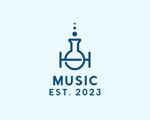 Pharmacy - Blue Laboratory Letter H logo design
