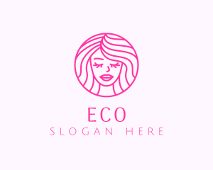 Woman Beauty Hair Logo