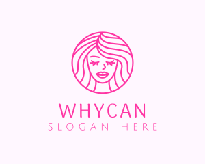 Fashion Channel - Woman Beauty Hair logo design